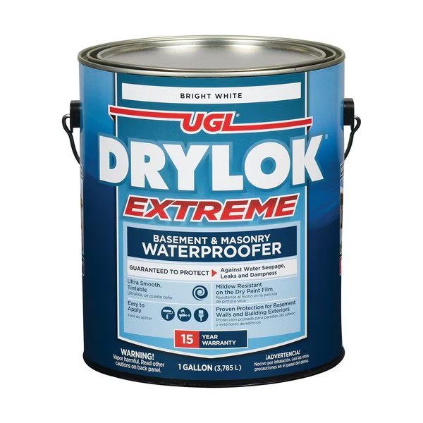 White Latex Waterproof Sealer 1 gal, Drylok, Mfr#: 28613