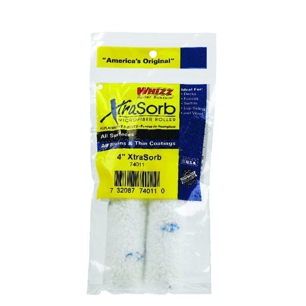MICROFIBER MINI 2PK 4"", Whizz, Mfr#: 74011