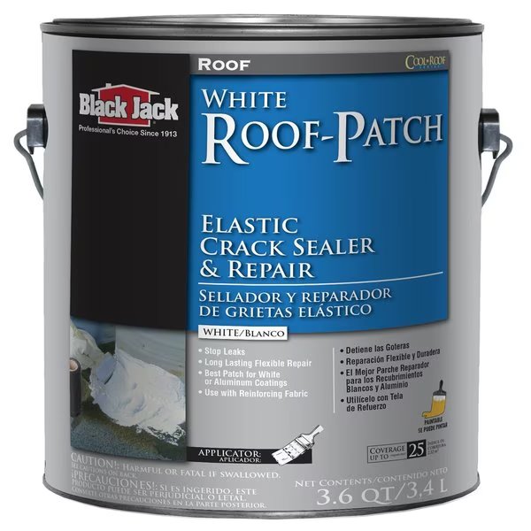 Gloss White Elastomeric Roof Sealant 1 gal, Black Jack, Mfr#: 5227-1-20