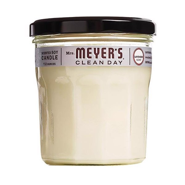 Clean Day White Lavender Scent Soy Candle 7.2 oz, Mrs. Meyers Clean Day, Mfr#: 41116