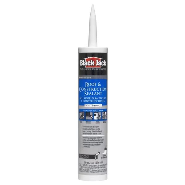Gloss White Elastomeric Roof Sealant 10.1 oz, Black Jack, Mfr#: 5227-1-61
