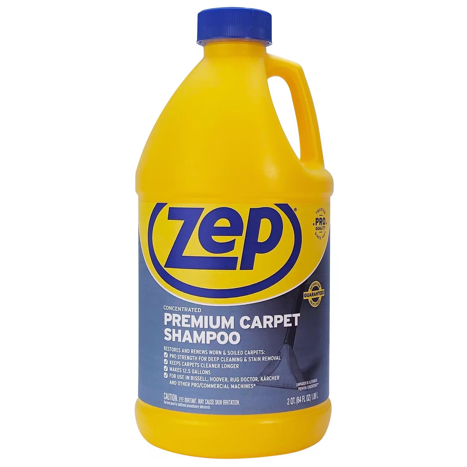 Pleasant Scent Carpet Shampoo 64 oz Liquid Concentrated, Zep, Mfr#: ZUPXC64