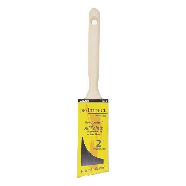 Pro Impact 2 in. Extra Soft Angle Trim Paint Brush, Linzer, Mfr#: 2870 PIC 0200