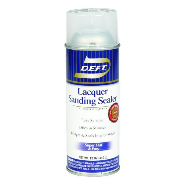 Smooth Clear Oil-Based Lacquer Sanding Sealer 12 oz, Deft, Mfr#: DFT015S/54