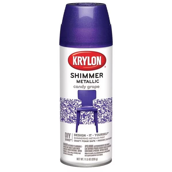 Purple Shimmer, Metallic, 11.5 oz, Krylon, Mfr#: K03928000