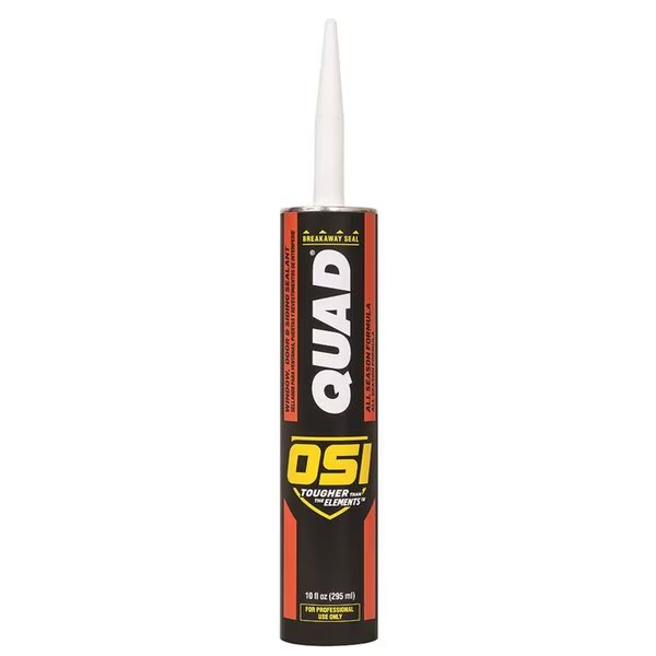 Quad Beige Elastomeric Polymers Door	 Siding and Window Sealant 10 oz, Osi, Mfr#: 1637230