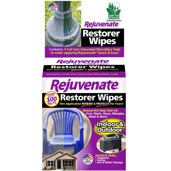SURFACE RESTORE WPES 5PK, Rejuvenate, Mfr#: RJRESTWIPES