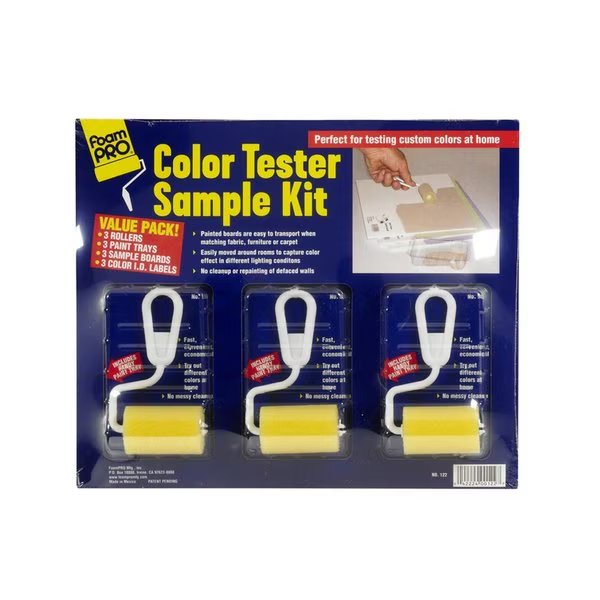 Foam Pro 10 in. W X 12 in. L White Foam Core Color Test Value Pack, Foampro, Mfr#: 122