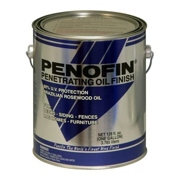 Semi-Transparent Redwood Oil-Based Penetrating Wood Stain 1 gal, Penofin, Mfr#: F5ETRGA