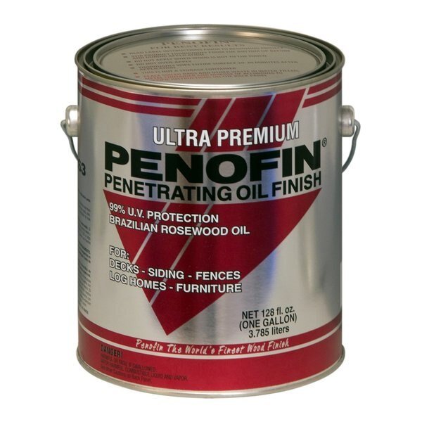 Ultra Premium Transparent Western Red Cedar Oil-Based Penetrating Wood Stain 1 gal, Penofin, Mfr#: F3MWRGA