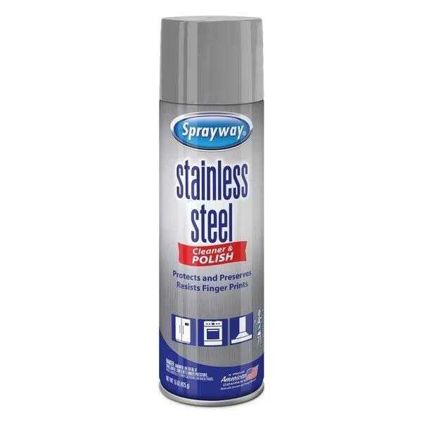 No Scent Stainless Steel Cleaner 15 ounce oz Spray, Sprayway, Mfr#: SW148R