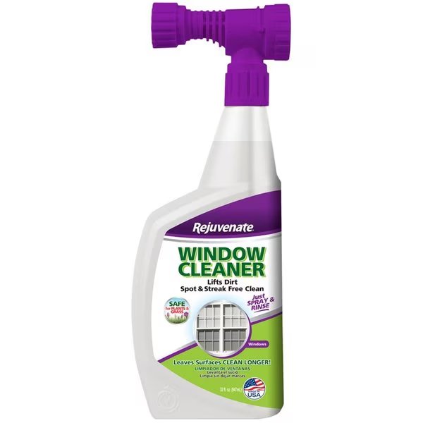Window Cleaner 32 oz Liquid, Rejuvenate, Mfr#: RJ32ODC