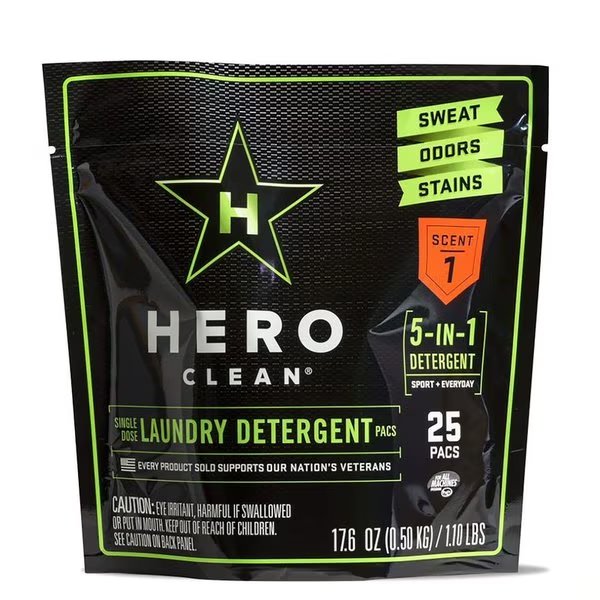 Hero Clean Juniper Scent Laundry Detergent Pod 25 pk, Citrus Magic, Mfr#: 704400414