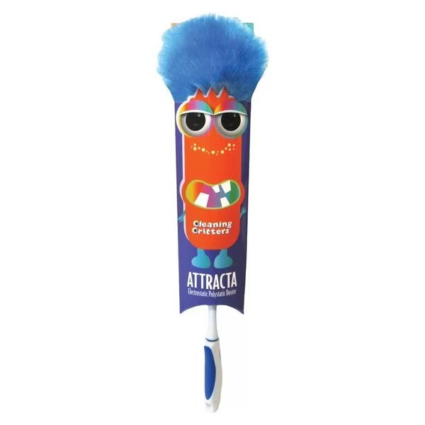 Cleaning Critters - Attracta Polyester Duster 5-1/4 in. W X 7-1/2 in. L 1 each, Ettore, Mfr#: 32023