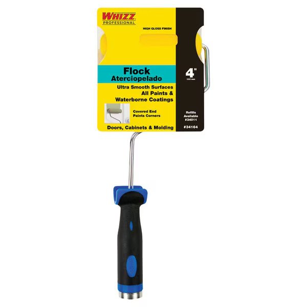 FLOCK ROLLER/HANDLE  4"", Whizz, Mfr#: 34164