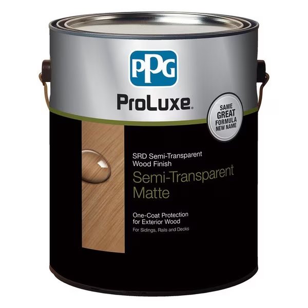 ProLuxe Cetol SRD Transparent Matte Natural Oak Oil-Based Alkyd-Oil All-in-One Stain and Finish 1 ga, Sikkens, Mfr#: SIK240-005.01