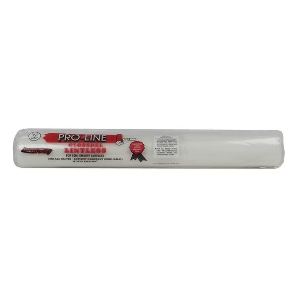 18 in Paint Roller Cover, 3/8" Nap, Woven Synthetic Fabric, Arroworthy, Mfr#: 18FGL3