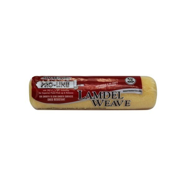 9 in Paint Roller Cover, 3/8" Nap, Polyester, Arroworthy, Mfr#: 9FLD3