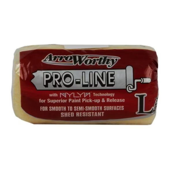 Pro-Line Polyester 4 in. W X 3/8 in. Paint Roller Cover, Arroworthy, Mfr#: 4FLD3