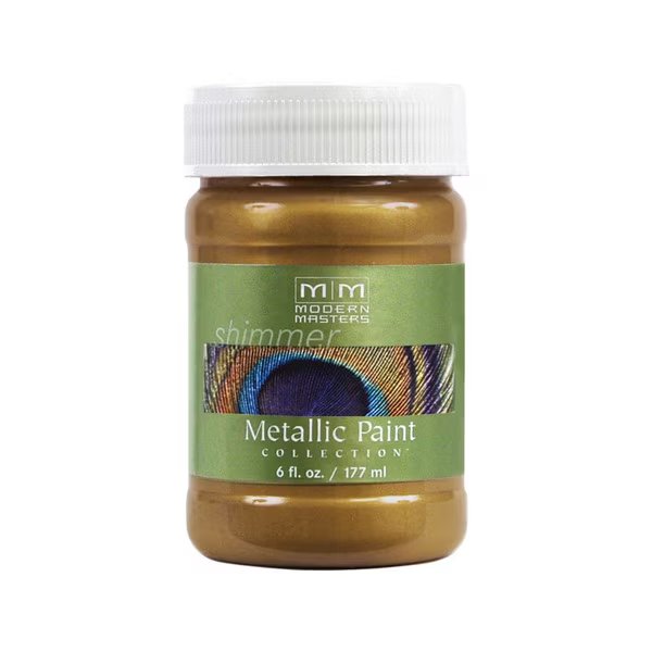 Metallic, Water Base, Brass, 1 gal, Modern Masters, Mfr#: ME28906