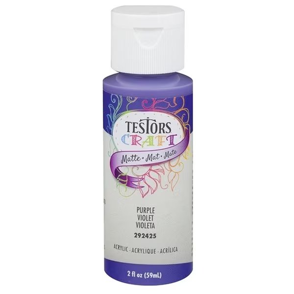 Interior Paint, Matte, Purple, 2 oz, Testors, Mfr#: 292425A