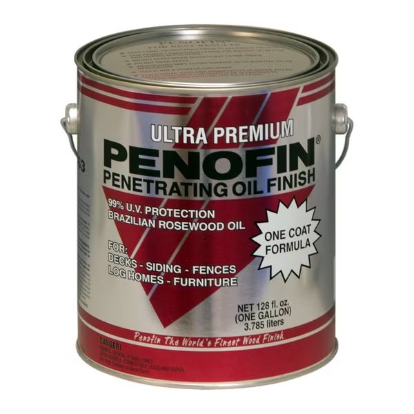 Ultra Premium Transparent Hickory Oil-Based Oil-Based Penetrating Wood Stain 1 gal, Penofin, Mfr#: F3MHIGA