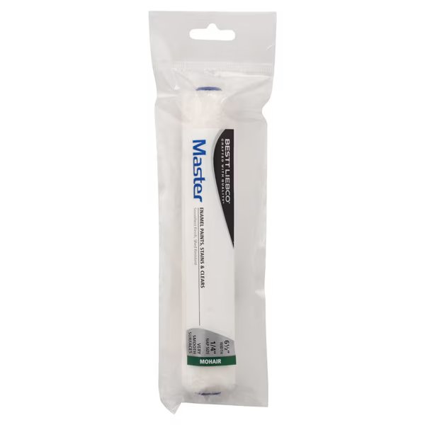 6-1/2" Paint Roller Cover, 1/4" Nap, Mohair, Bestt Liebco, Mfr#: 509382000