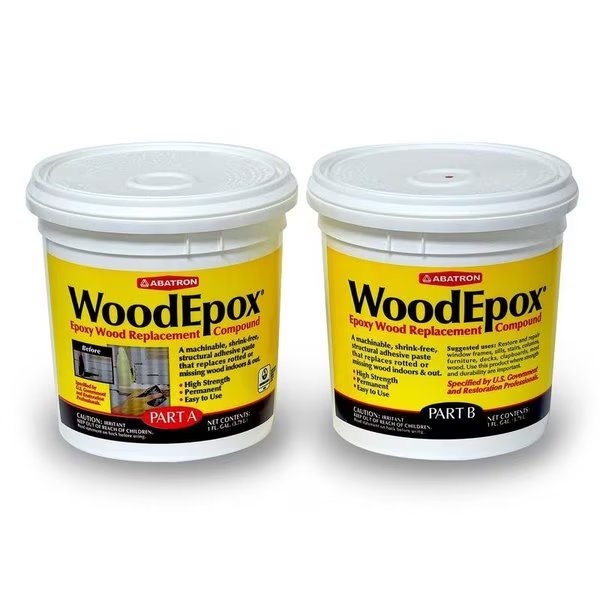 WoodEpox Beige Epoxy Wood Filler Kit 2 gal, Abatron, Mfr#: WE2GKR