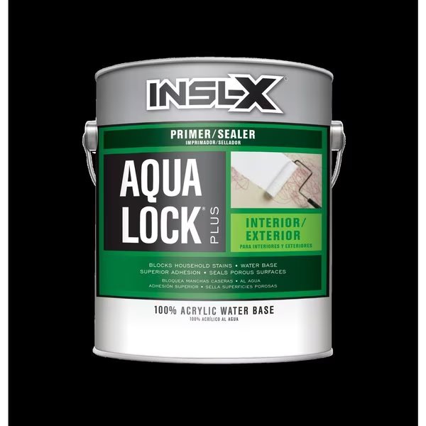 Insl-X Aqua Lock Deep Tint Flat Water-Based Acrylic Primer and Sealer 1 gal, Insl-X By Benjamin Moore, Mfr#: AQ0577099-01