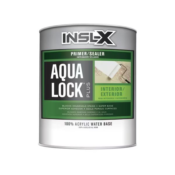 Insl-X Aqua Lock Deep Tint Water-Based Acrylic Primer and Sealer 1 qt, Insl-X By Benjamin Moore, Mfr#: AQ0577099-04