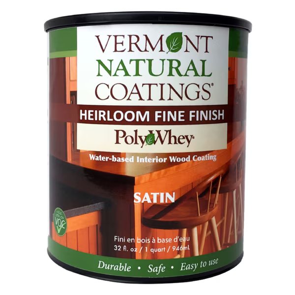 Wood Finish Satin 1Qt, Vermont Natural Coatings, Mfr#: 101151