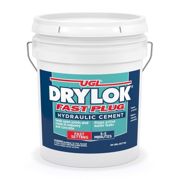 Fast Plug Hydraulic Cement 50 lb, Drylok, Mfr#: 00930