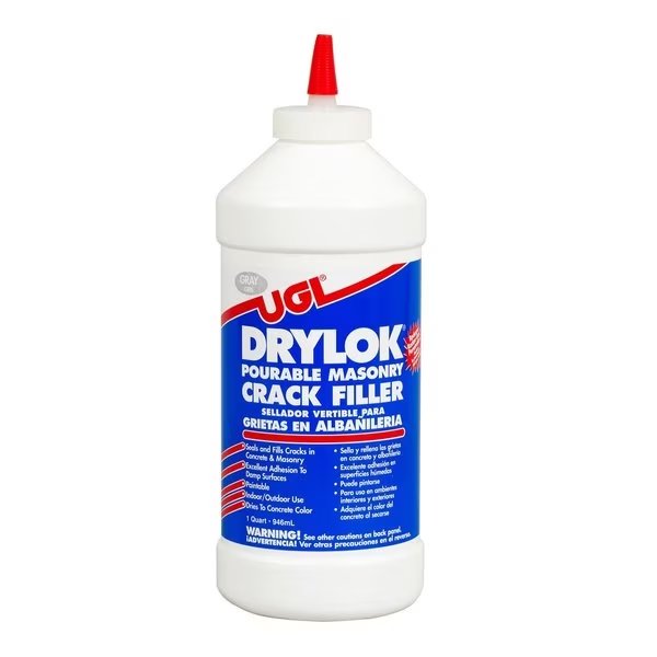 Drylok Gray Latex Masonry Crack Filler 1 qt, Ugl, Mfr#: 30512