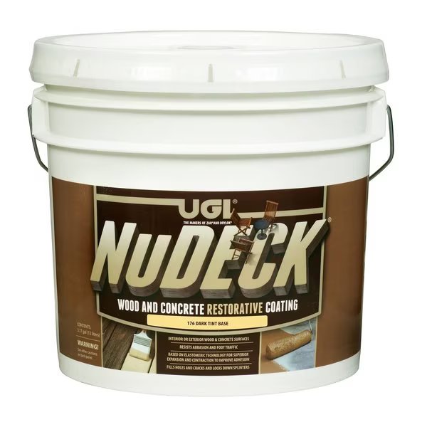 NuDECK Flat Dark Tint Base Deep Tone Base Floor and Patio Coating 3.5 gal, Ugl, Mfr#: 17660