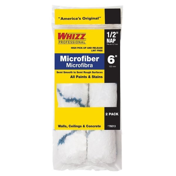 ROLLER CVR MF 1/2X6"" 2PK, Whizz, Mfr#: 76013