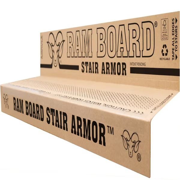 Stair Armor 19" H X 34" W Polypropylene Stair Protector 6 pc, Ram Board, Mfr#: RBSA36