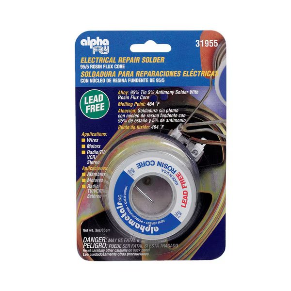Solder No Lead Rosin 3Oz, Alpha Fry, Mfr#: 31955