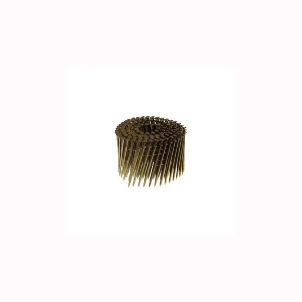 Collated Brad Nail, 3-1/4 in L, 11 ga, Bright, Round Head, 15 Degrees, 2500 PK, Grip-Rite, Mfr#: GRC12PZD