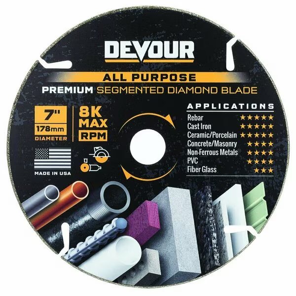 DEVOUR DIAMOND WHL 7in., Nutek, Mfr#: NT070AP