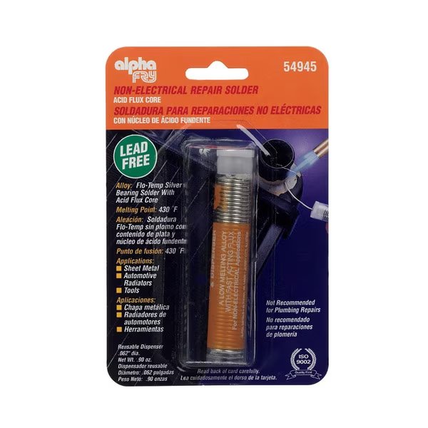 Solder Flo-Temp .9Oz, Alpha Metals, Mfr#: 54945