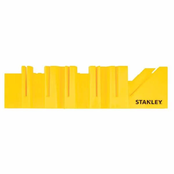 12 in. L X 5.2 in. W Plastic Miter Box Yellow 1 pc, Stanley, Mfr#: STHT20360