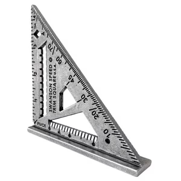 4-1/2 in. L Aluminum Trim Speed Square, Swanson, Mfr#: S0145