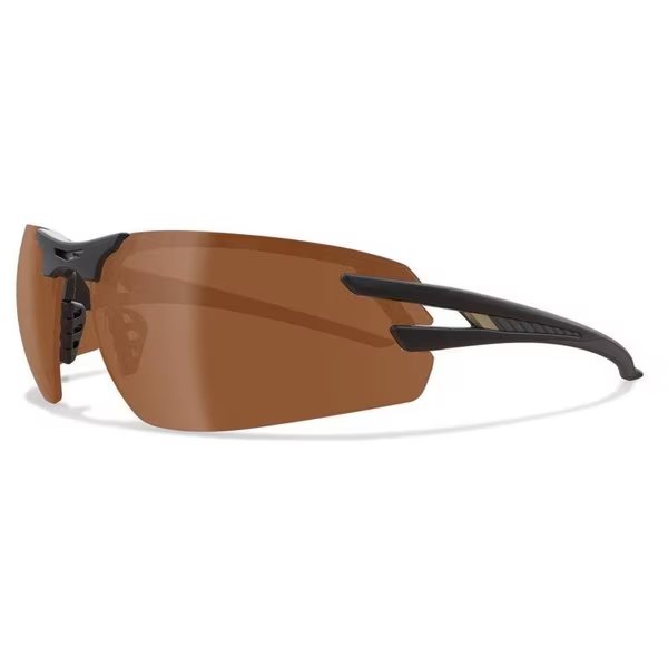 Salita Anti-Fog Vapor Shield Safety Glasses Copper Lens Black Frame 1 pk, Edge, Mfr#: SL115VS-SL
