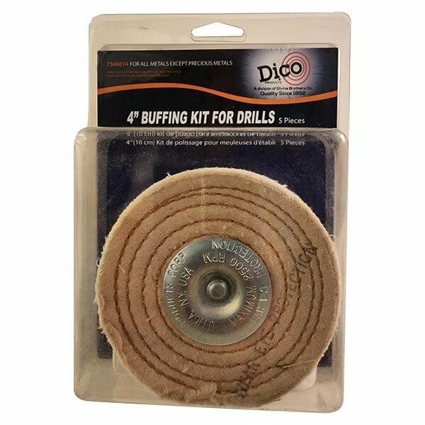 BUFFING WHEEL CORDLES 4in., Dico Products, Mfr#: 7500014