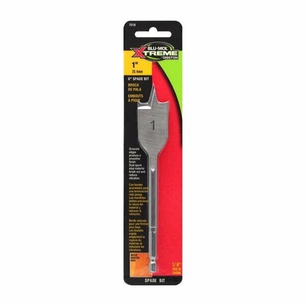 SPADE BIT CARBON STL 1in., Blu-Mol Xtreme, Mfr#: E0217018