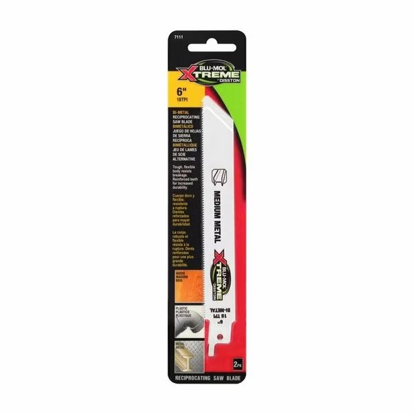 RECIPROCATING BLADE 6in. 18TPI, Blu-Mol Xtreme, Mfr#: E0217111