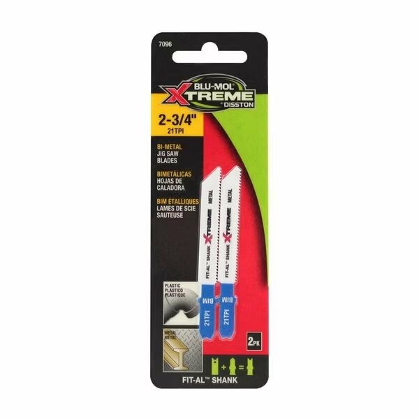 JIG SAW BLD 21TPI 2-3/4in., Blu-Mol Xtreme, Mfr#: E0217096