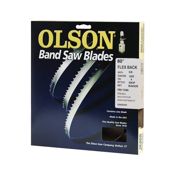 BLADE BAND 3/8""X80"" 4T, Olson Saw, Mfr#: WB58280DB