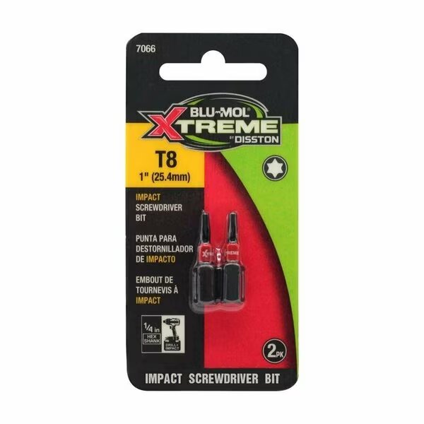 SCREWDRIVER BIT TRX 8 1in., Blu-Mol Xtreme, Mfr#: E0217066