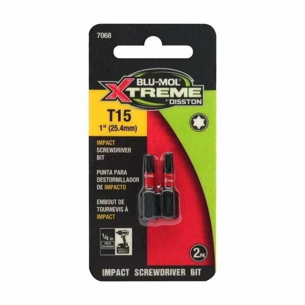 SCREWDRIVER BIT TRX 15 1in., Blu-Mol Xtreme, Mfr#: E0217068